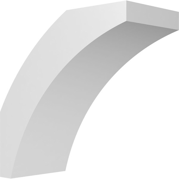 Ekena Millwork 4-in. W x 8-in. D x 8-in. H Thorton Architectural Grade PVC Knee Brace BRCP04X08X08THR - main